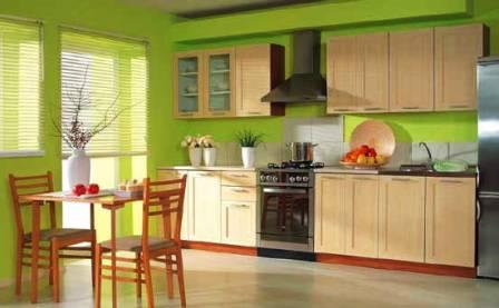 Современные обои для кухни зеленого цвета Современные обои для кухни зеленого цвета