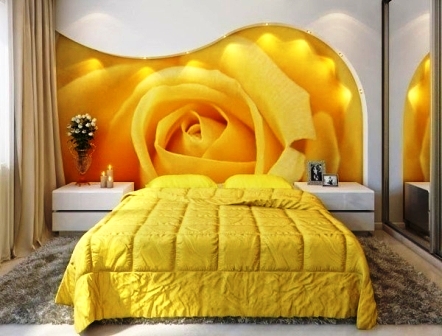 Фотообои в спальню над кроватью: фото и примеры оформления фотообоями стены над кроватью в спальне