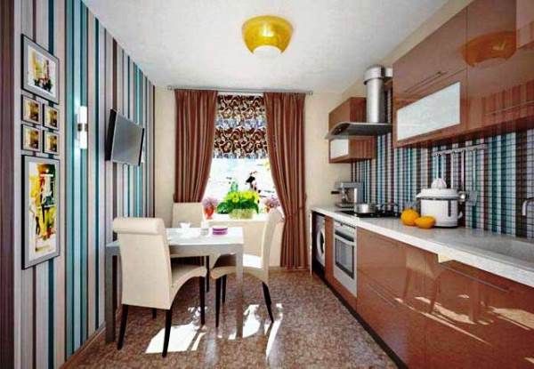 Какие бумажные обои выбрать для кухни Какие бумажные обои выбрать для кухни